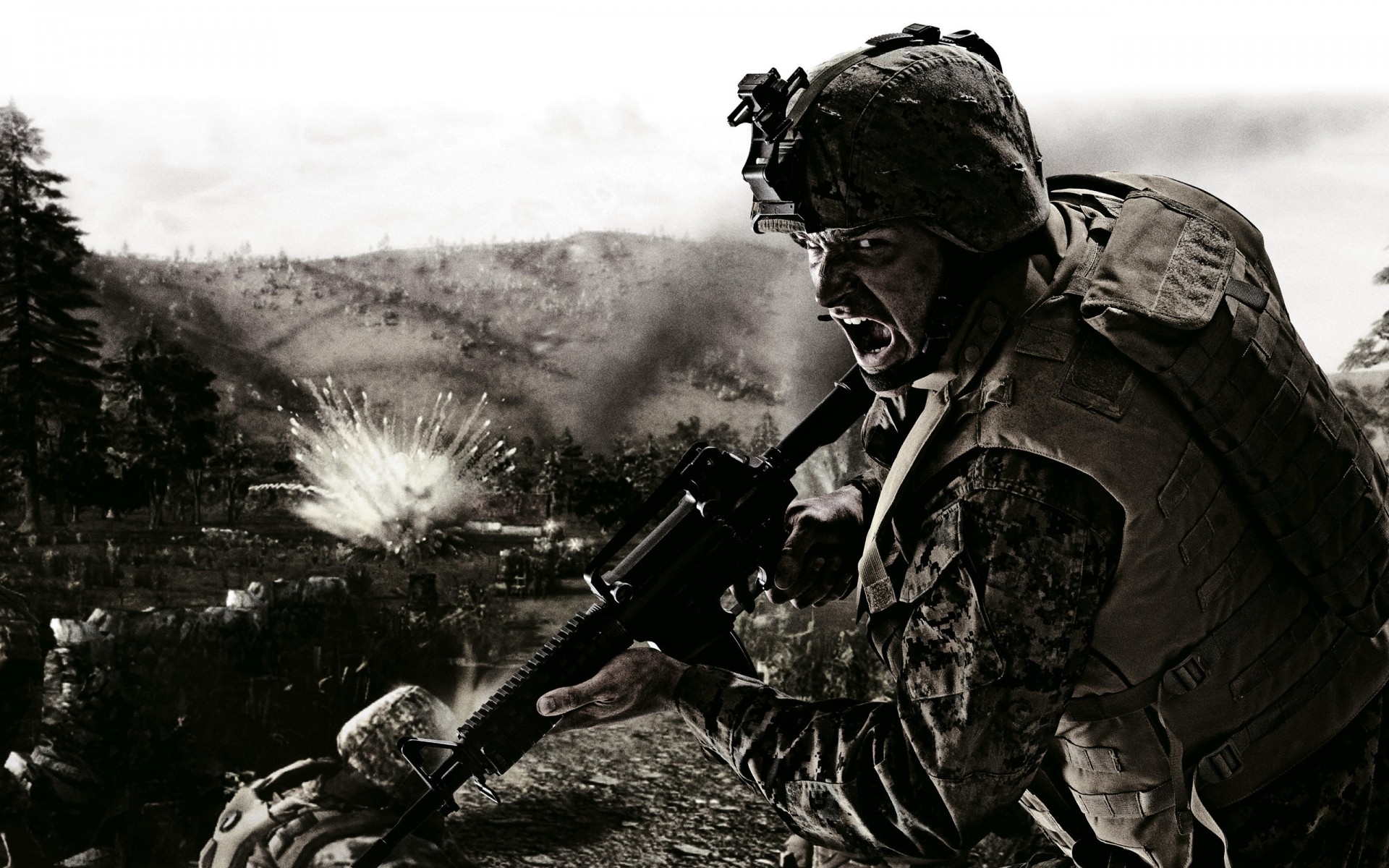 一 军事 战争 士兵 成人 男人 磨损 武器 制服 军队 爆炸