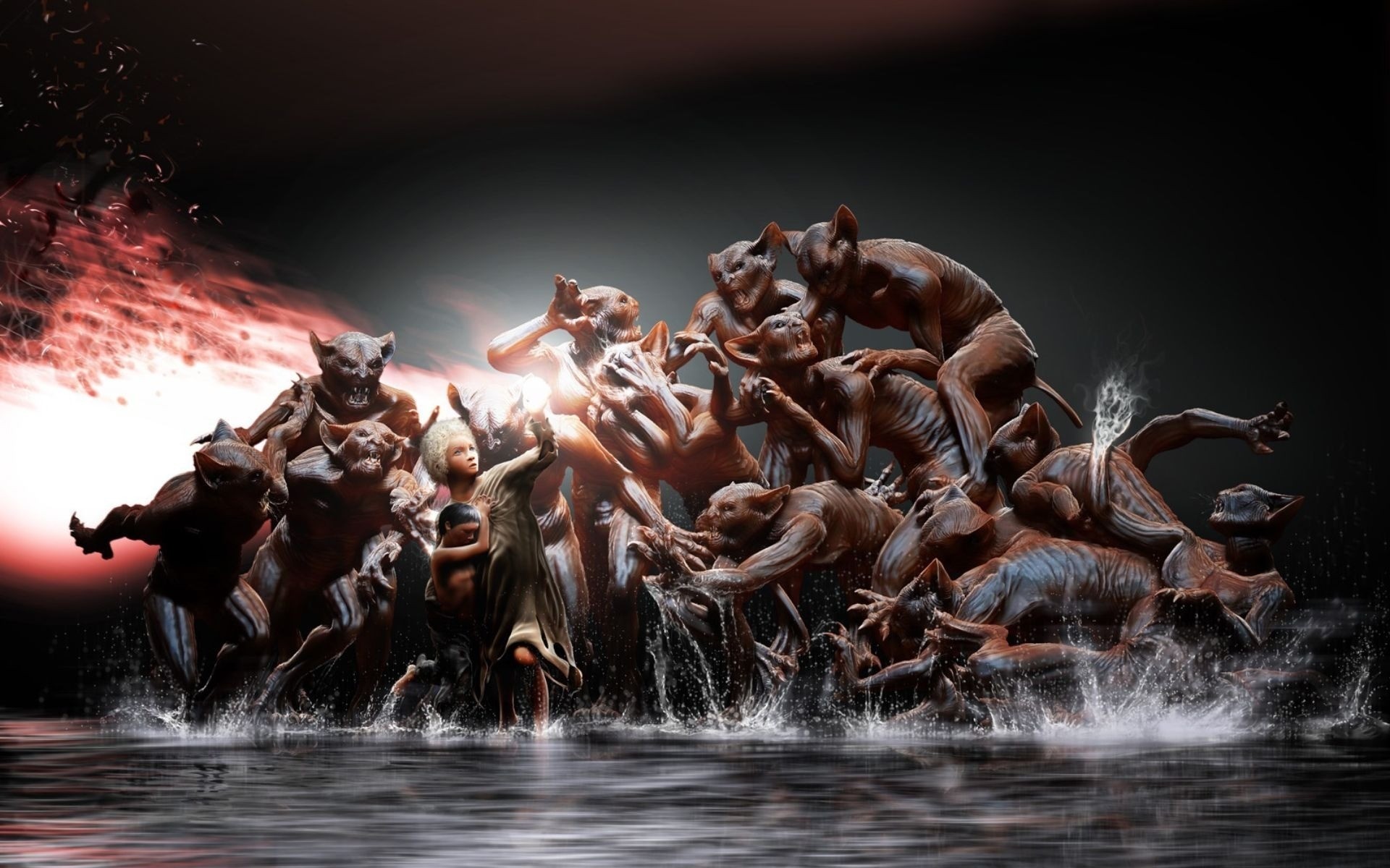 节日 运动 竞争 水 表演 紧张 恶魔 魔鬼