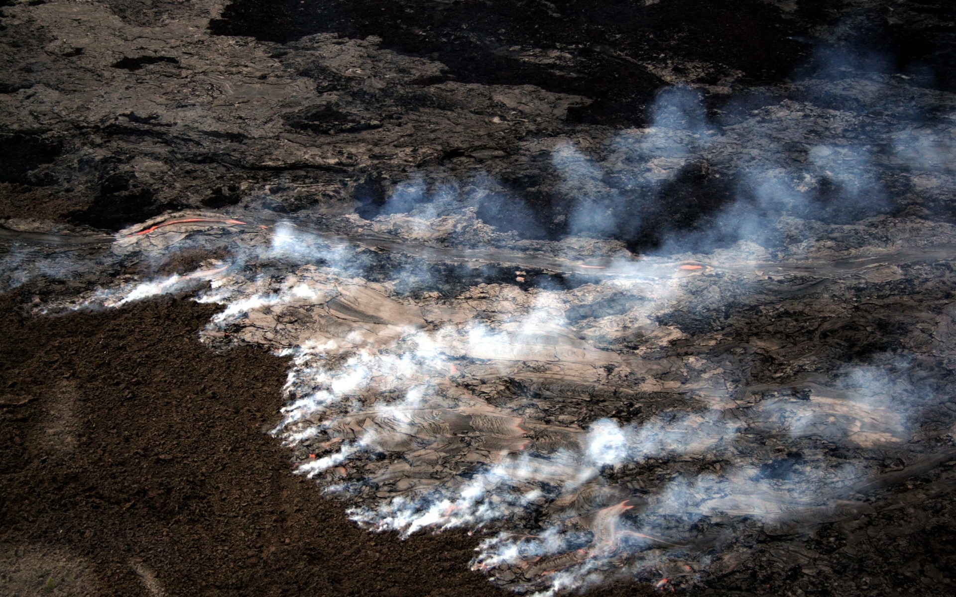 水 景观 火山 岩石 喷发 桌面 户外 旅游 自然