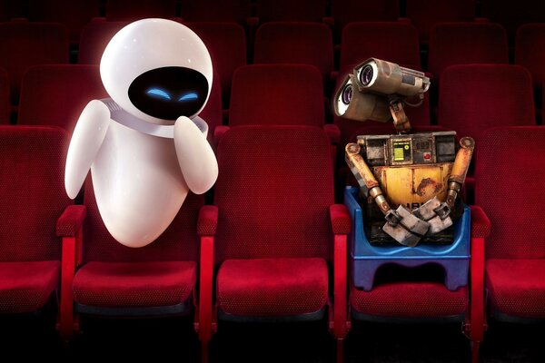 Wall-e eva cinema shy让red cres笑