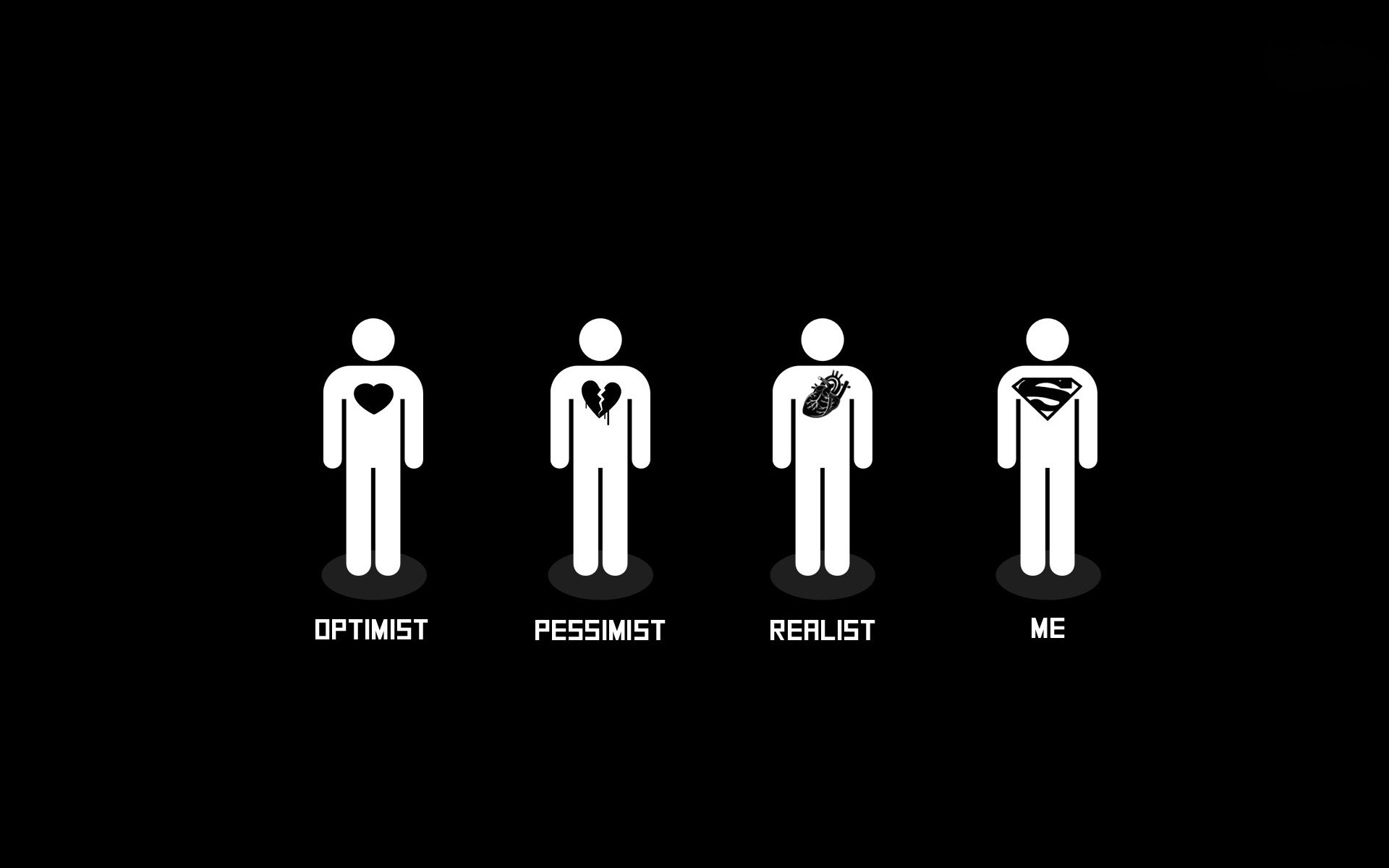 符号 商业 插图 桌面 孤立 悲观情绪 乐观情绪 现实主义