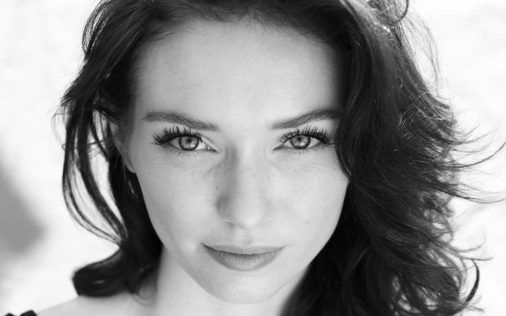 肖像 单色 女人 女孩 模特 时尚 脸 性感 成人 眼睛 一个 头发 美丽 漂亮 魅力 埃莉诺汤姆林森 名人 名人 名人