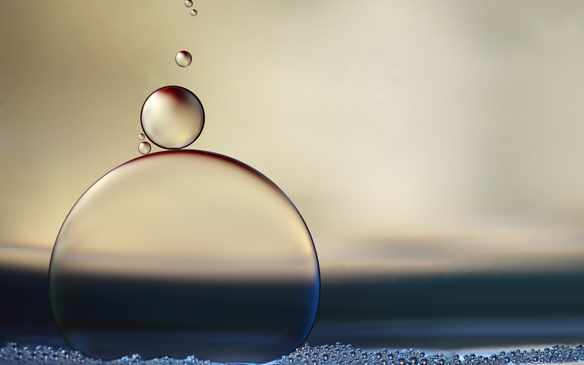 水 玻璃 反射 闪耀 静物 泡沫 光 模糊 抽象 秋天 清洁 湿 雨 明亮 自然 球体 气泡 泡沫