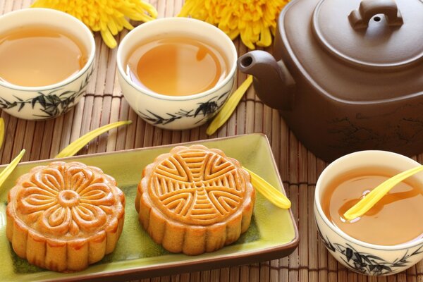 用饼干喝茶的传统