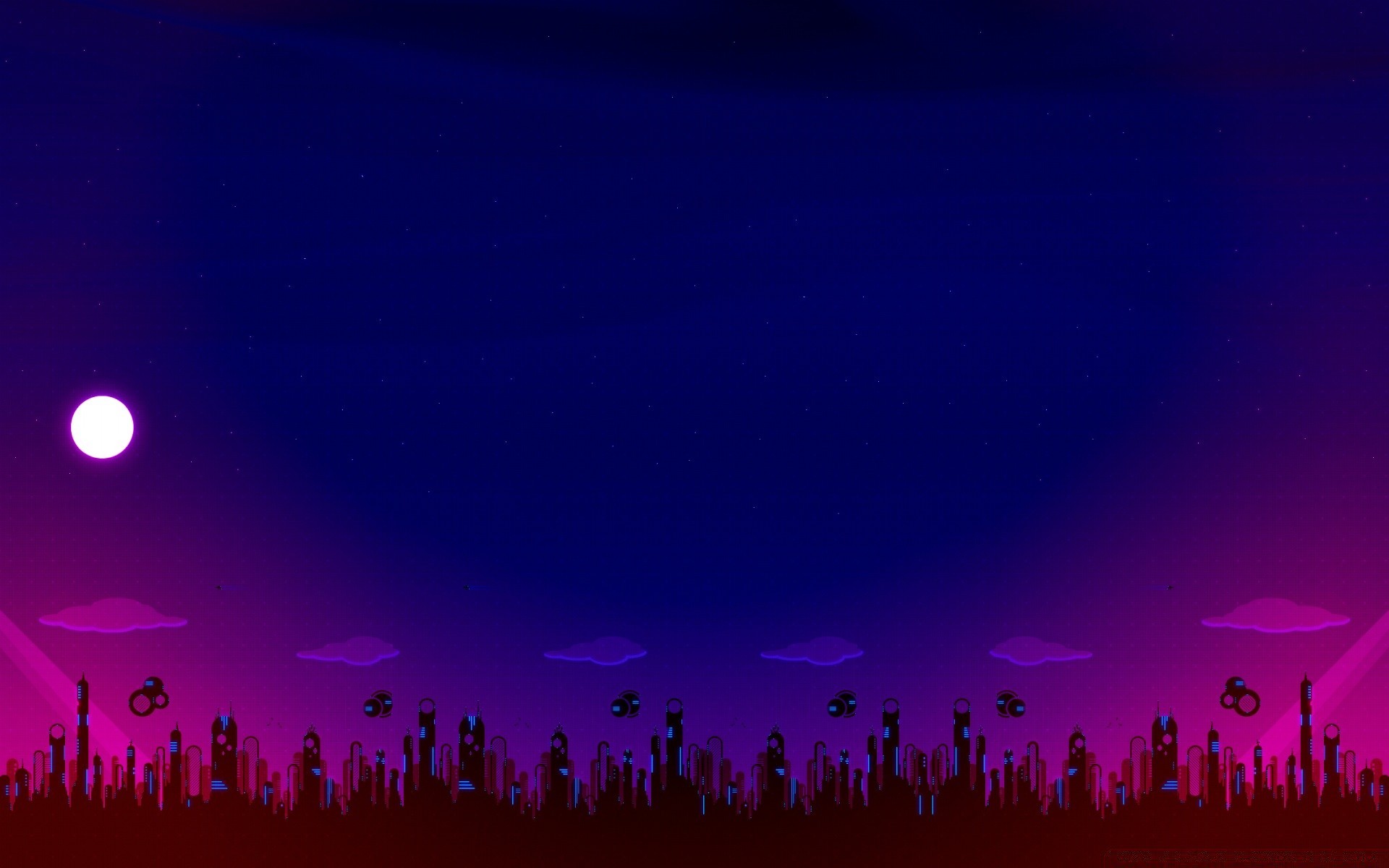 矢量图形 光 暗 剪影 天空 背光 明亮 晚上