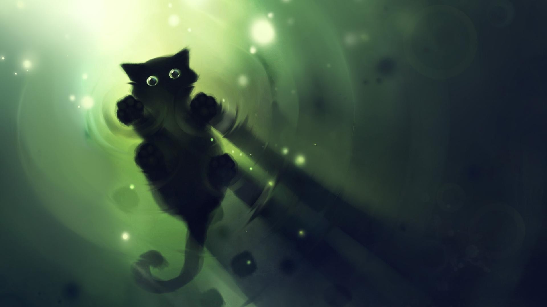 剪影 水下 轻 抽象