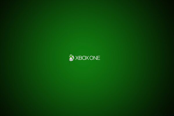 在绿色背景上聚光灯下的Xbox一个控制台的标志