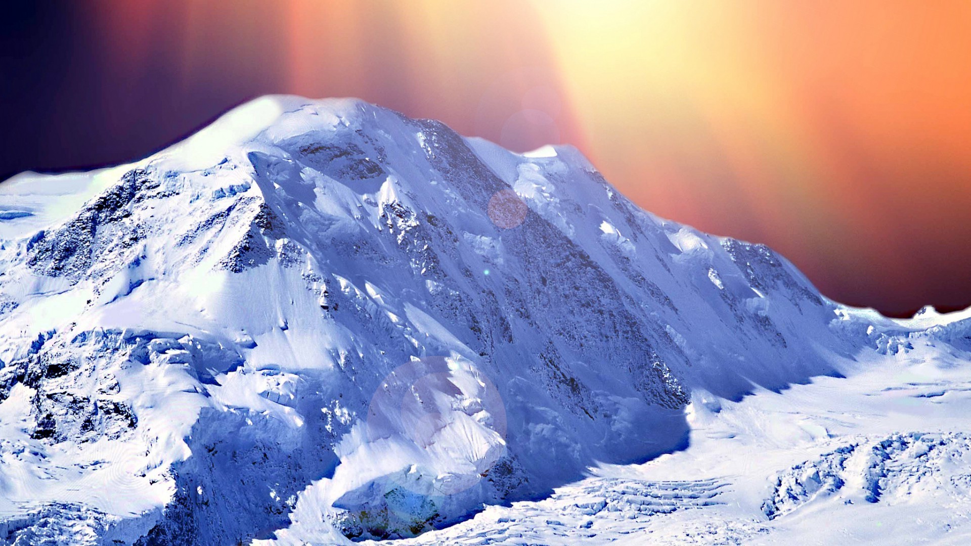 雪 冬天 冰 冷 山 冰川 攀登 旅行 日光